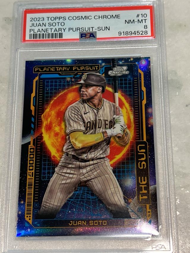 2023 Cosmic Chrome Juan Soto PLANETARY PURSUIT Sun #PPS-10