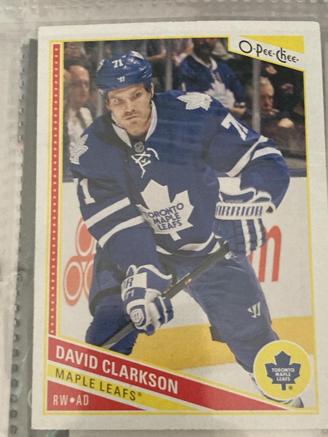 2013-14 O-Pee-Chee Hockey David Clarkson ﻿Upper Deck Series 2 Insert #609