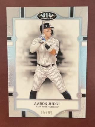 2024 Topps Tier One Aaron Judge 2 Silver Foil /99 #53