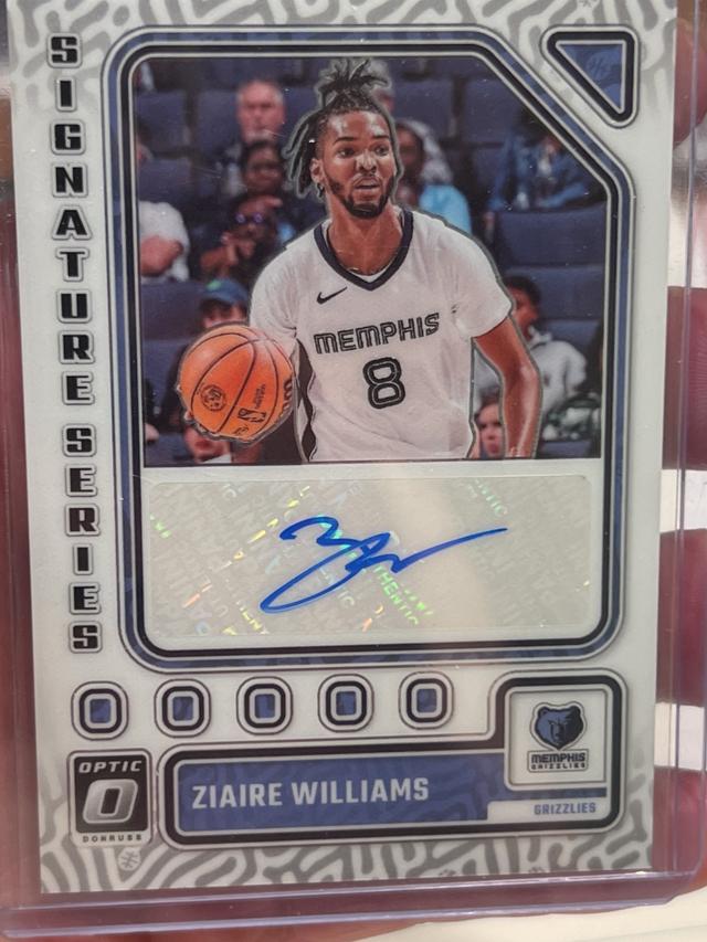 2023-24 Donruss Optic Ziaire Williams Signature Series #SS-ZWL