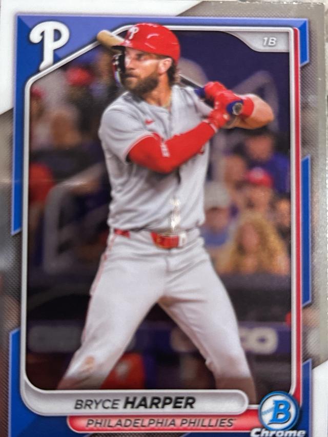 2024 Bowman Chrome Bryce Harper ﻿Base Set #40