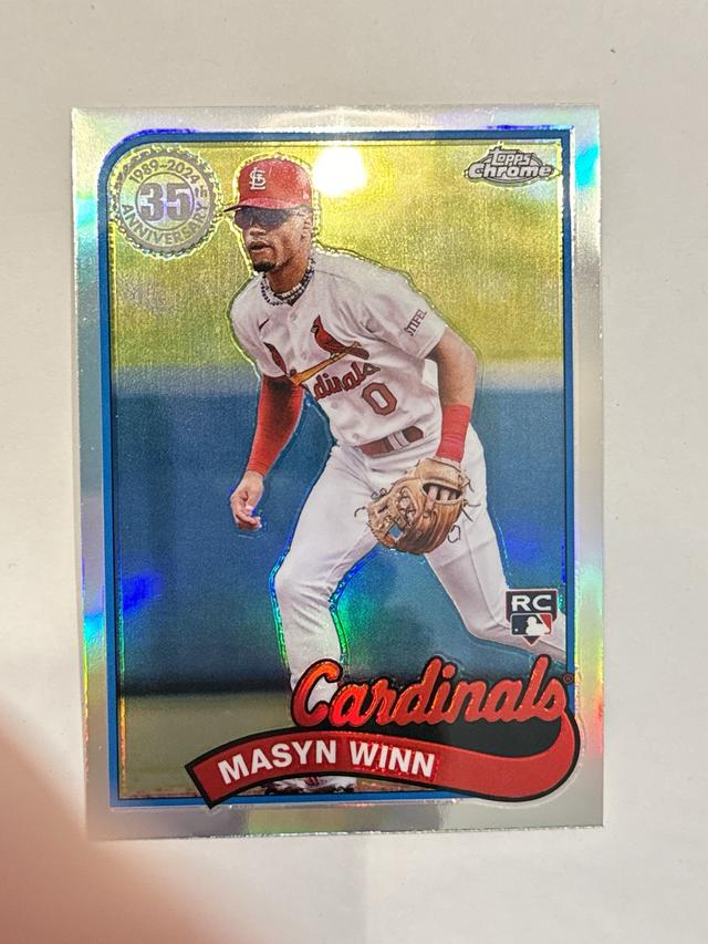 2024 Topps Chrome Masyn Winn 1989 Baseball Checklist #89CB-17