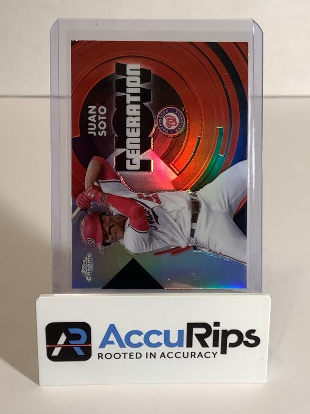 2022 Topps Chrome Updates Juan Soto GENERATION NOW CHROME #GNC-3