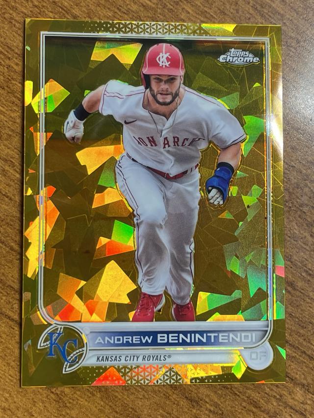 2022 Topps Chrome Sapphire Andrew Benintendi SERIES 2 Gold /50 #475