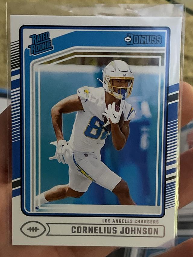 2024 Donruss Football Cornelius Johnson Rated Rookies No Name #377