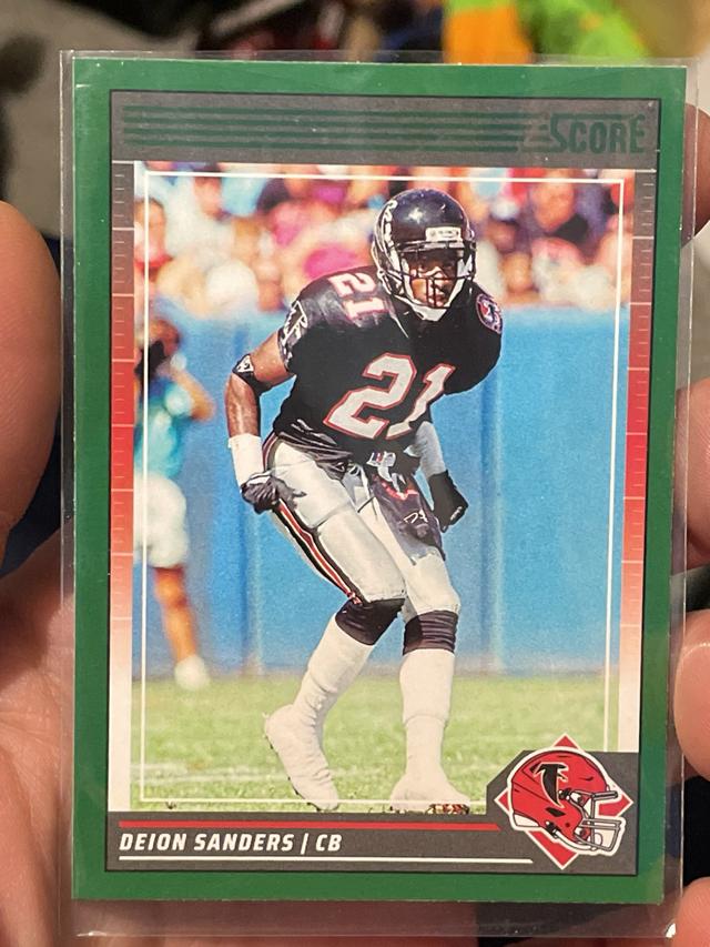 2024 Score Football Deion Sanders ﻿Base Set Green #300