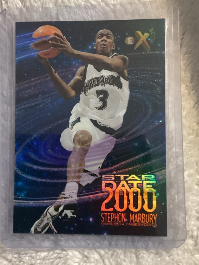 1996-97 E-X2000 Stephon Marbury ﻿Star Date #10