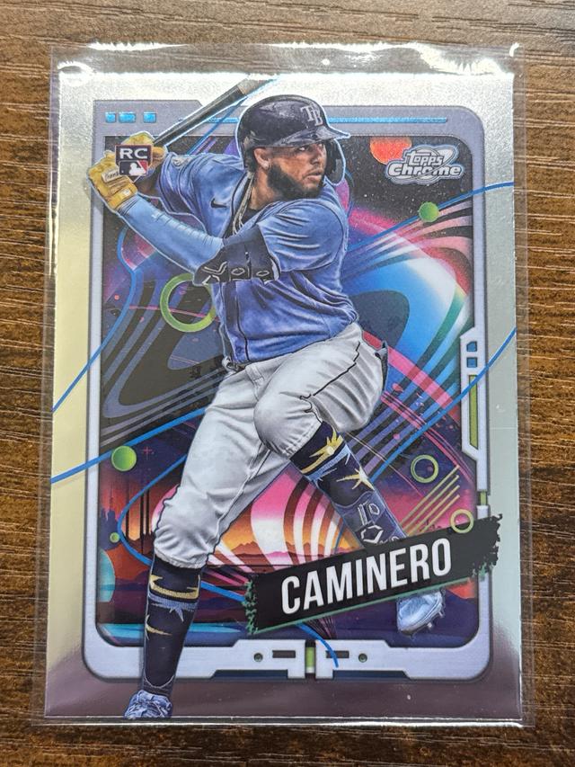 2024 Topps Cosmic Chrome Junior Caminero ﻿Base Set #1