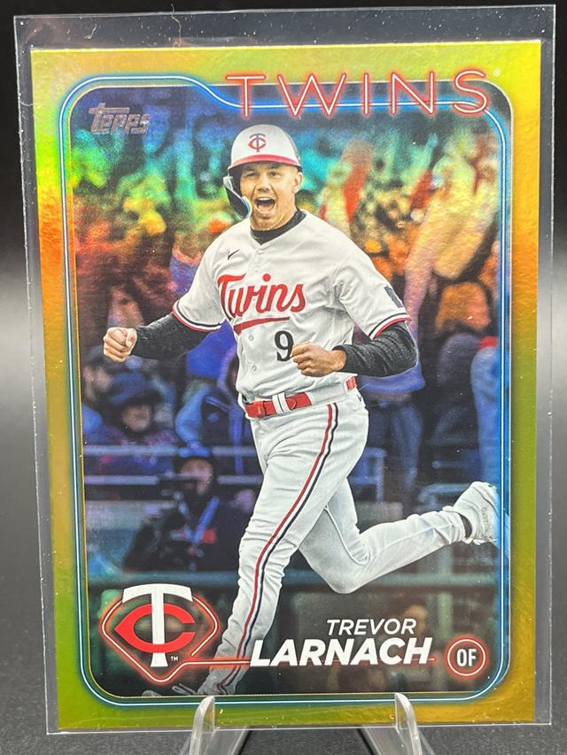 2024 Topps Series 2 Trevor Larnach BASE SET Gold Foil #568