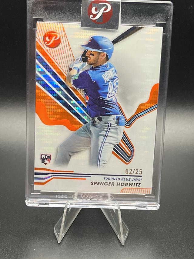 2024 Topps Pristine Spencer Horwitz ﻿Base Set Pristine Orange /25 #205