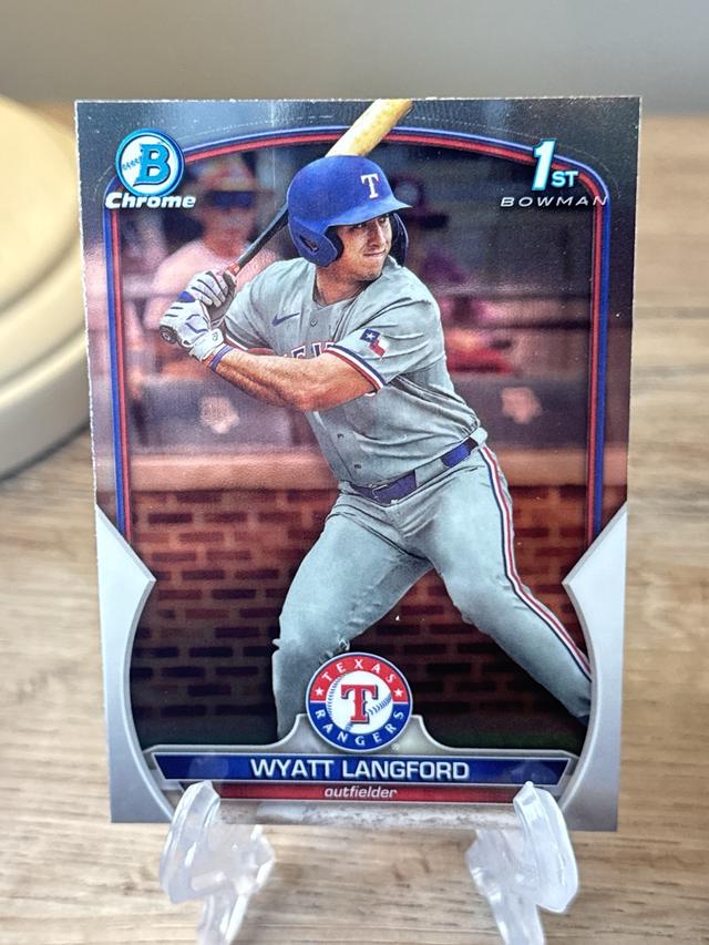 2023 Bowman Draft Wyatt Langford Bowman Chrome #BDC-106