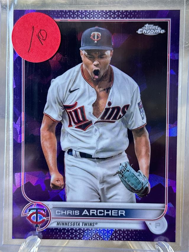 2022 Topps Update Chris Archer ﻿Base Set Clear /10 #US233