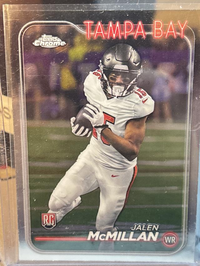 2024 Topps Chrome Football Jalen McMillan Rookies #242