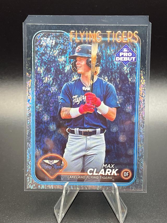 2024 Topps Pro Debut Max Clark ﻿Base Set Sparkle Foil /175 #PD-141