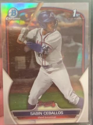 2023 Bowman Draft Sabin Ceballos Chrome #BDC-110