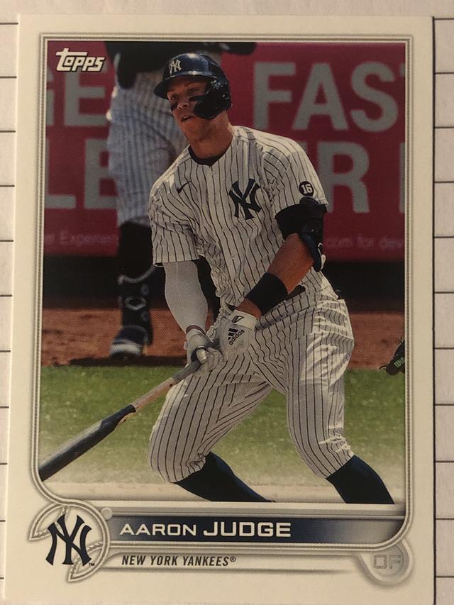 2022 Topps Factory Team Sets Aaron Judge Base Set #NYY-1