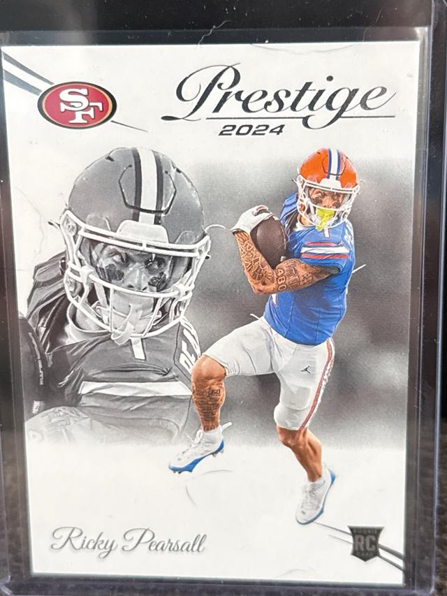 2024 Panini Prestige Football Ricky Pearsall Rookies #347 49ers Florida Gators