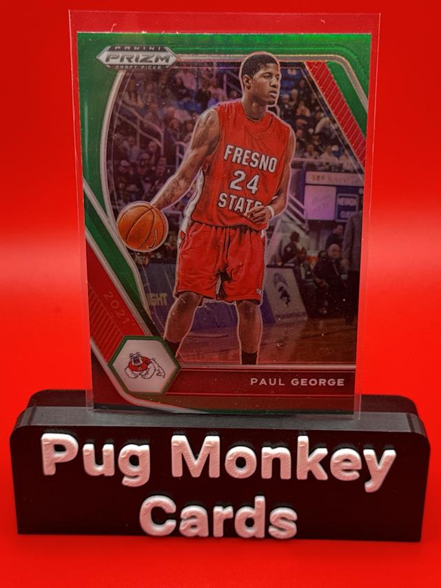 2021-22 Panini Prizm Draft Picks Basketball Paul George - Fresno State Bulldogs