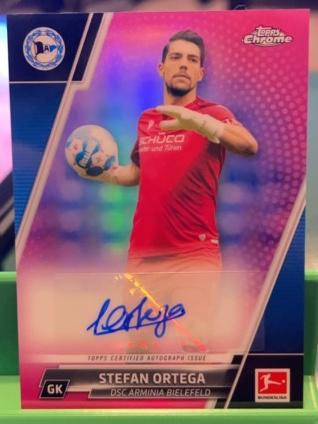 2021-22 Topps Chrome Bundesliga Stefan Ortega Magenta /150 #BCA-SO