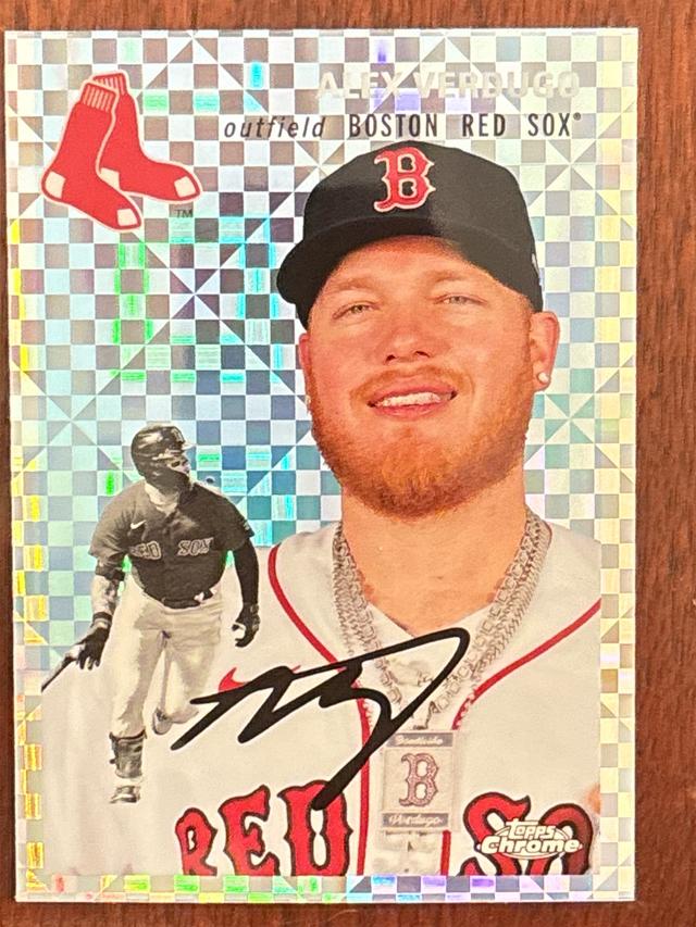 2023 Topps Chrome Platinum '54 Alex Verdugo BASE CARDS X-Fractors #239