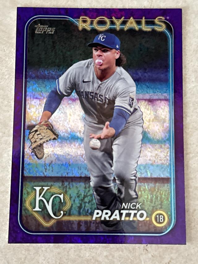 2024 Topps Series 2 Nick Pratto BASE SET Royal Blue #364