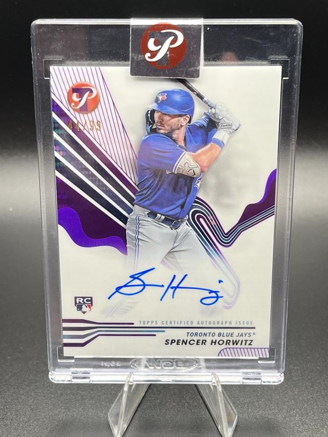 2024 Topps Pristine Spencer Horwitz Pristine Autographs Refractor /99 #PA-SH