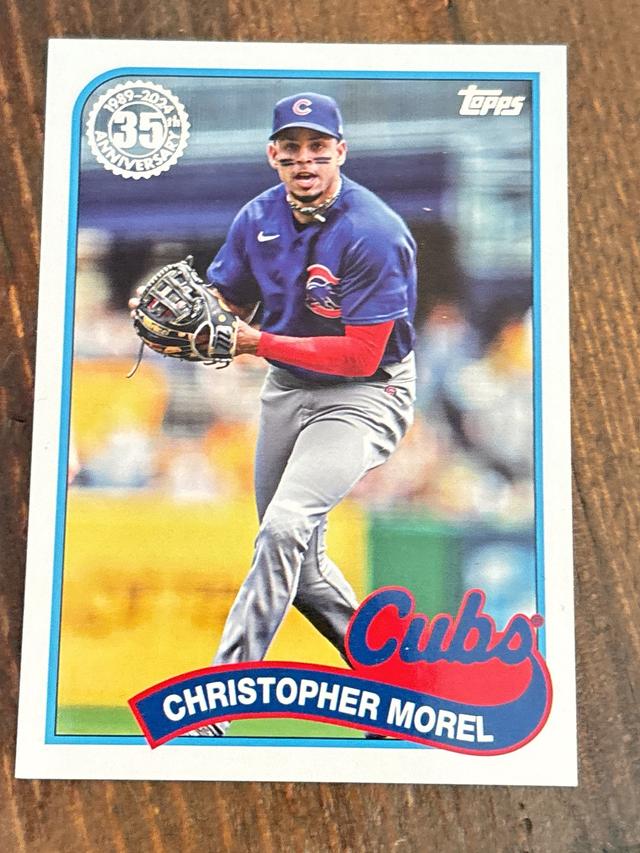 2024 Topps Series 1 Christopher Morel 1989 TOPPS BASEBALL #89B-62