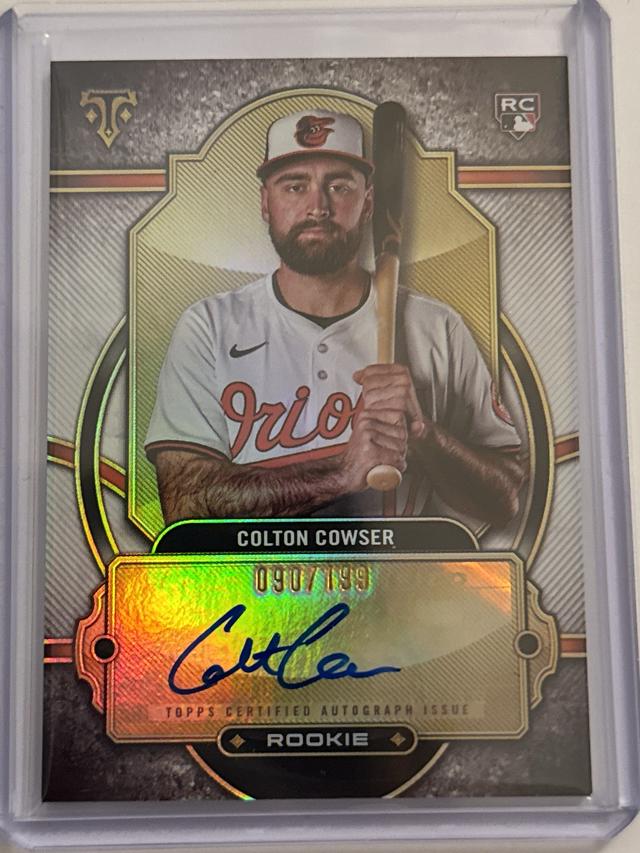 2024 Topps Chrome Colton Cowser Aqua Wave Refractors /199 #RA-CC