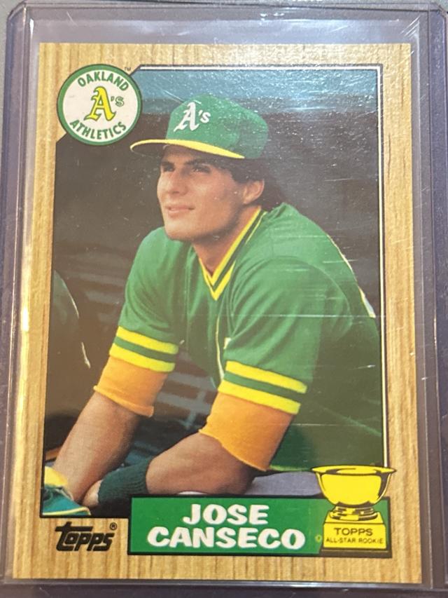 1987 Topps Jose Canseco Base Set #620