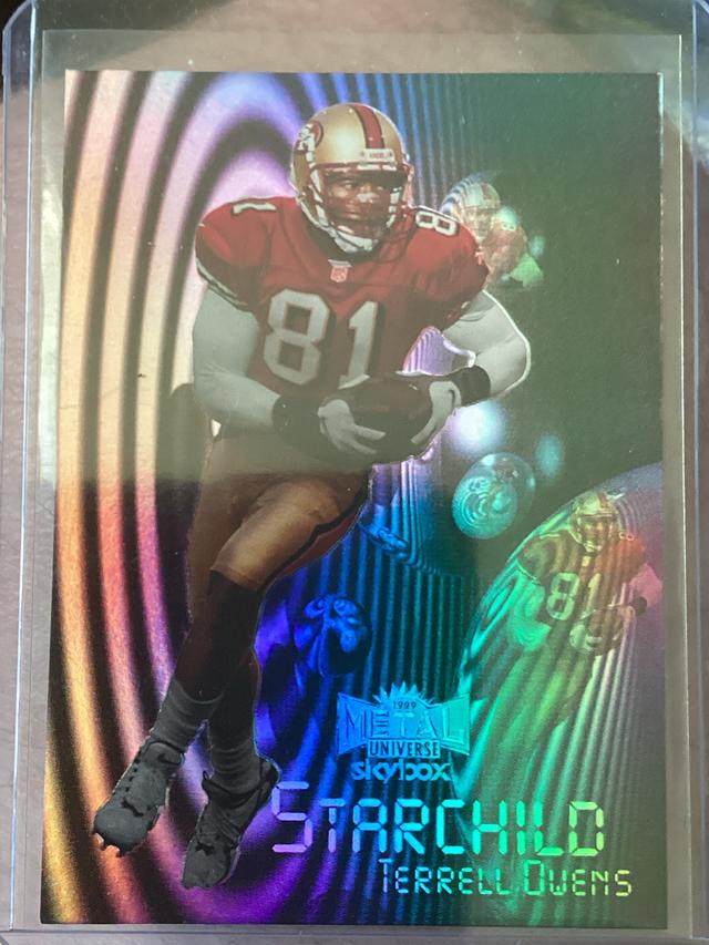 1999 SkyBox Metal Universe Terrell Owens ﻿Starchild #20 of 20 SC