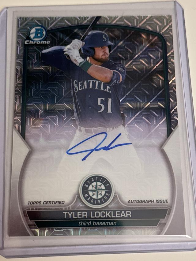 2023 Bowman Chrome Mega Tyler Locklear MEGA CHROME AUTOGRAPHS #BCMA-TL