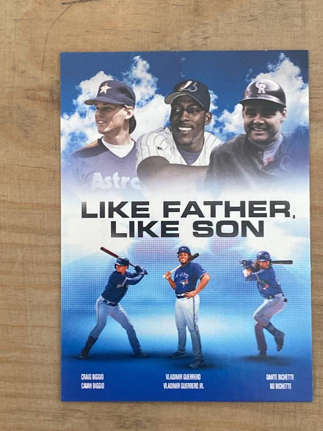 2021 Topps Archives Like Father, Like Son #MPC-13