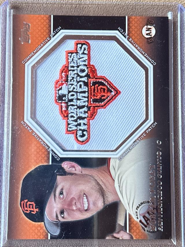 2013 Topps Series 2 Buster Posey Manufactured Commemorative Patches Set #CP-49