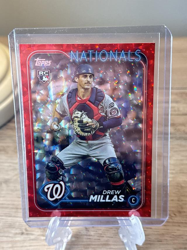 2024 Topps Series 2 Drew Millas BASE SET Red Foil /199 #530