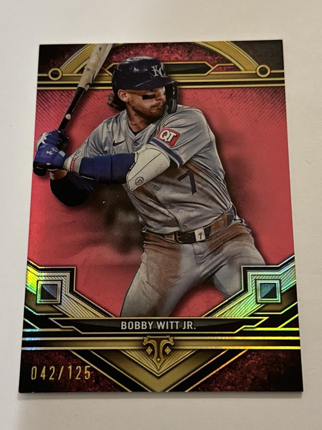 Bobby Witt Jr. 2024 Topps Triple Threads ﻿Tourmaline /125 #173