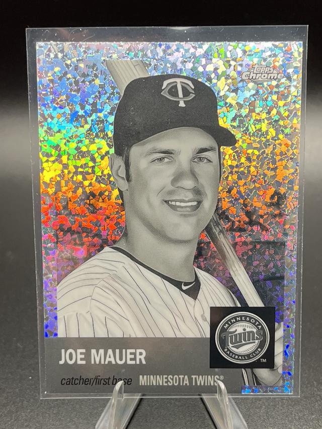 2022 Topps Chrome Platinum Joe Mauer ﻿Base Set #479