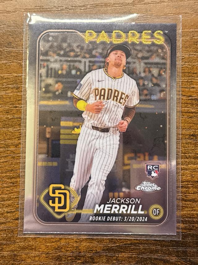 2024 Topps Chrome Update Jackson Merrill ﻿RC #USC57