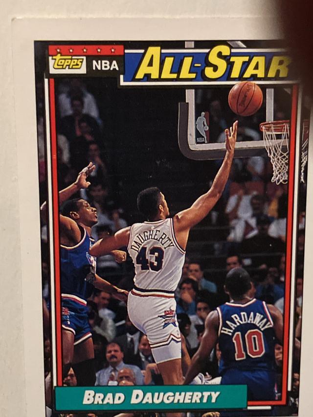 1992 Topps Basketball Brad Daugherty ﻿Base #116