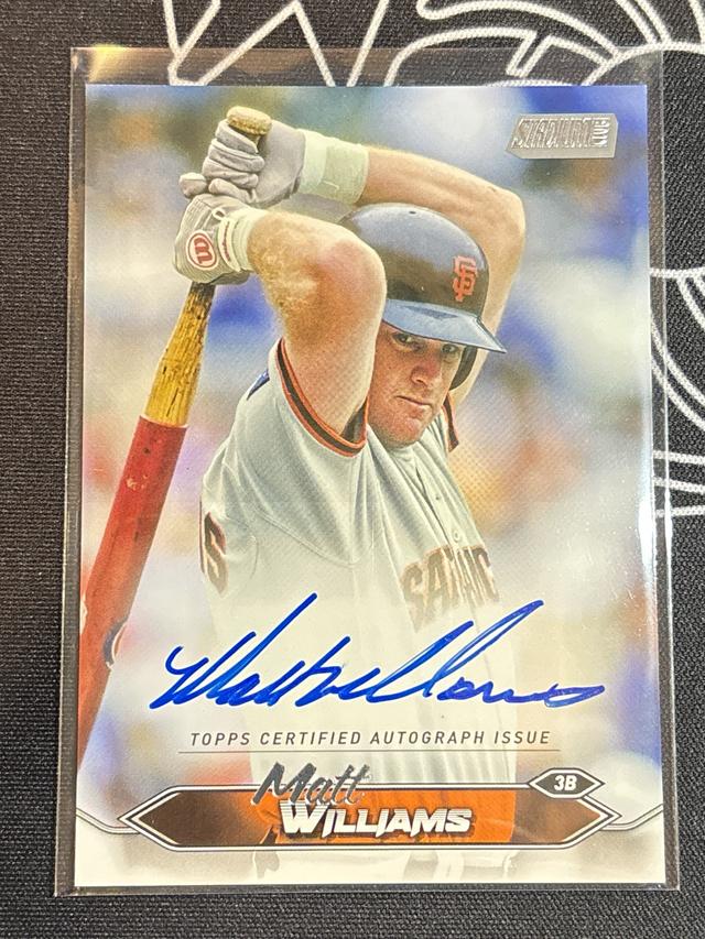 2024 Topps Stadium Club Matt Williams Auto #SCBA-MWI Giants Silver Slugger