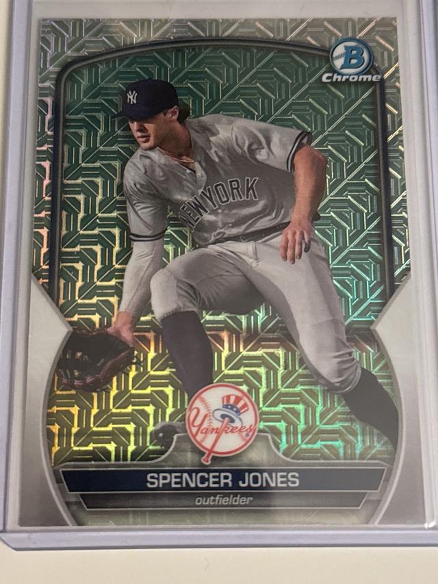 2023 Bowman Chrome Mega Spencer Jones IMAGE VARIATIONS #BCP-178