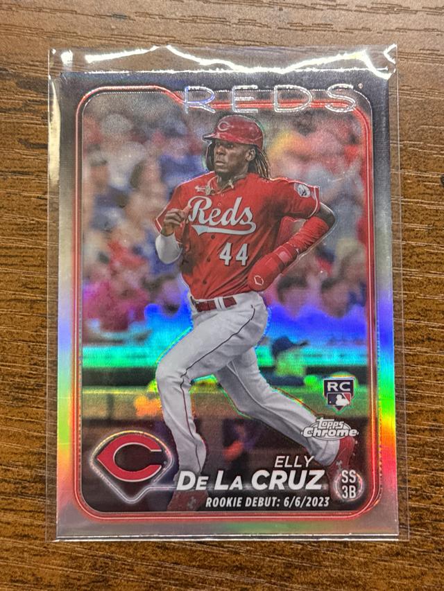 2024 Topps Chrome Update Elly De La Cruz ﻿RC Refractor #USC150