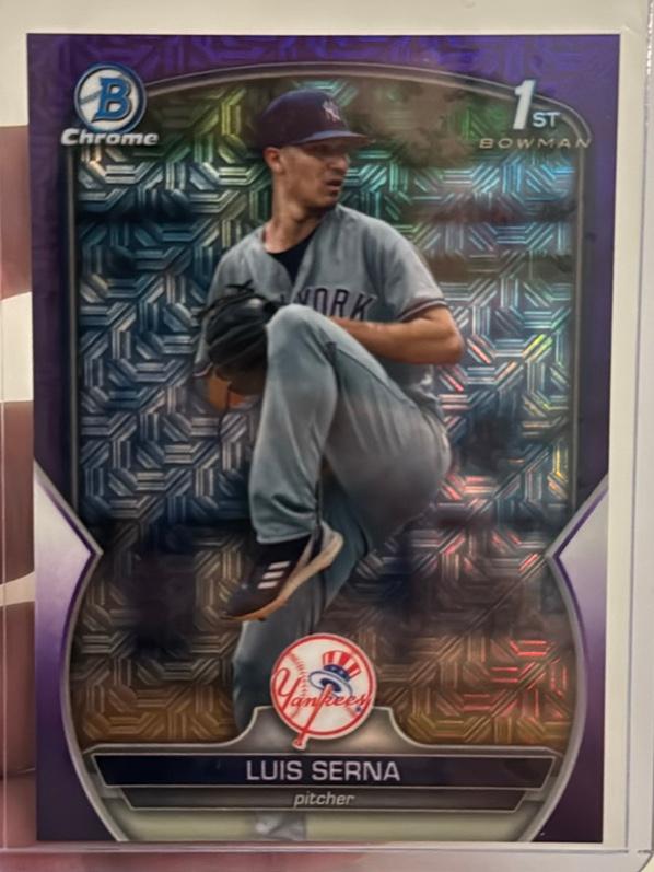 2023 Bowman Chrome Mega Luis Serna BOWMAN CHROME MEGA CARDS Base #BCP-168