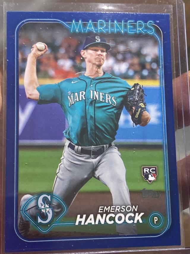 2024 Topps Series 1 Emerson Hancock BASE CARD SET Royal Blue #39