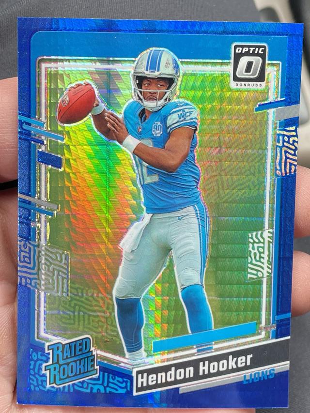 2023 Donruss Optic Hendon Hooker Rated Rookies Blue Hyper #234