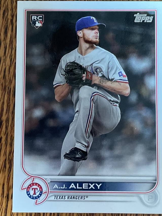 2022 Topps Series 2 A.J. Alexy BASE #547