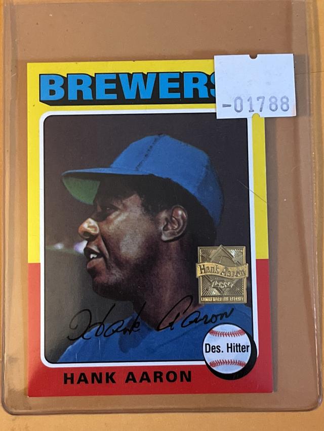 2000 Topps Hank Aaron Hank Aaron Reprints Set #660