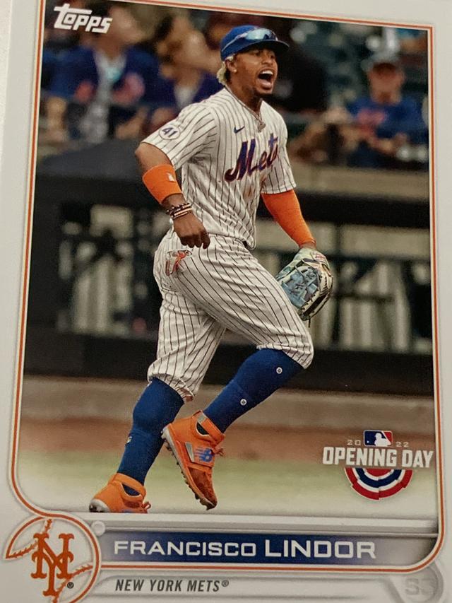 2022 Topps Opening Day Francisco Lindor Base Set #84