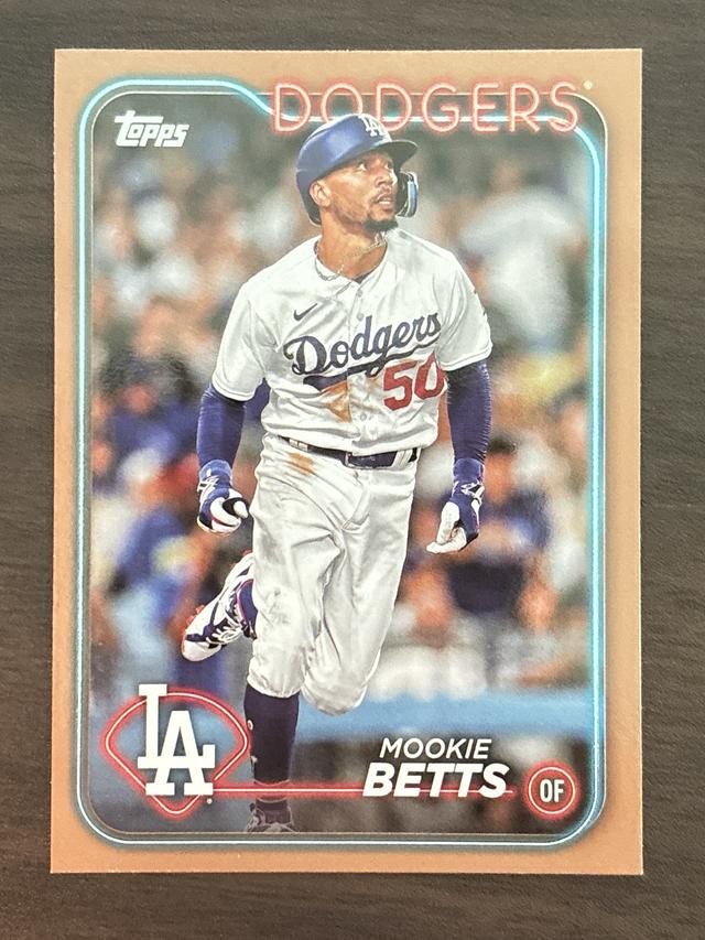 2024 Topps Series 1 Mookie Betts BASE CARD SET Gold /2024 #250