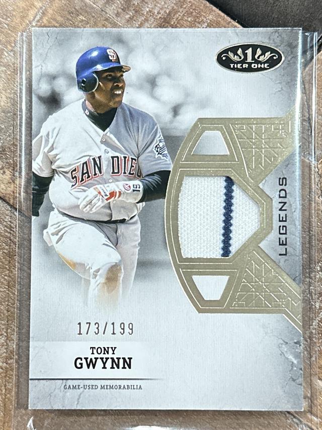 2024 Topps Tier One Tony Gwynn Tier One Legend Relics Checklist #T1LR-TG