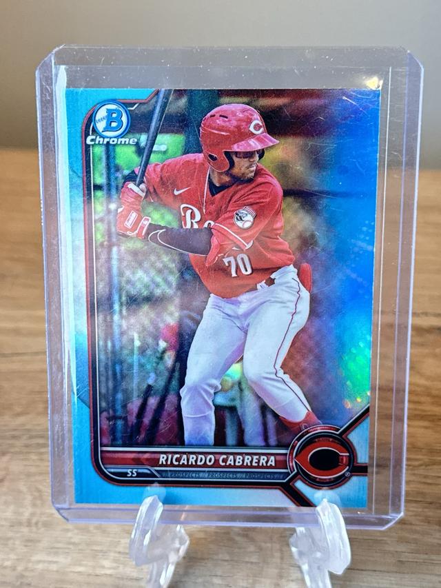 2022 Bowman Draft Ricardo Cabrera Sky Blue Refractor #BDC-139